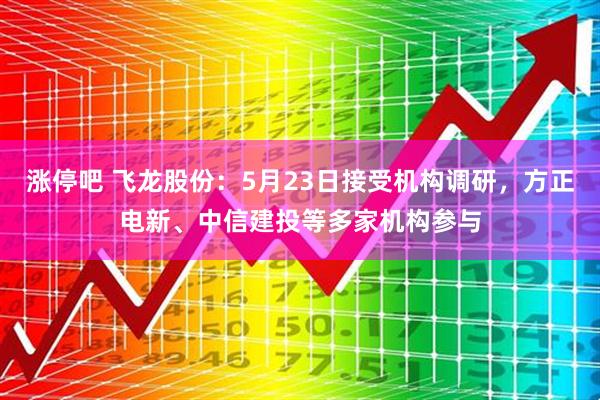 涨停吧 飞龙股份：5月23日接受机构调研，方正电新、中信建投等多家机构参与