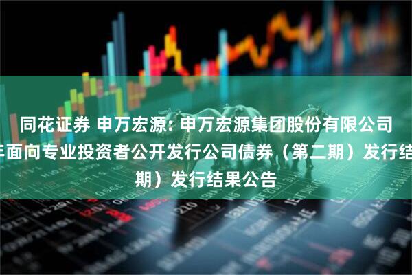 同花证券 申万宏源: 申万宏源集团股份有限公司2025年面向专业投资者公开发行公司债券（第二期）发行结果公告