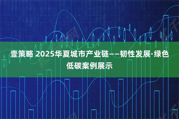 壹策略 2025华夏城市产业链——韧性发展·绿色低碳案例展示