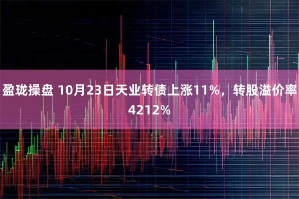 盈珑操盘 10月23日天业转债上涨11%，转股溢价率4212%